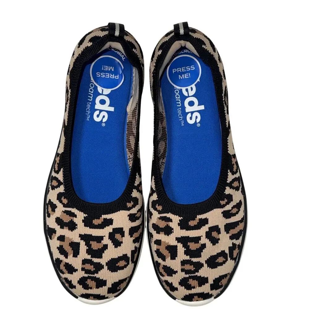Keds Bliss Walk Skimmer Slip On Sneakers Leopard SZ/6.5 M
